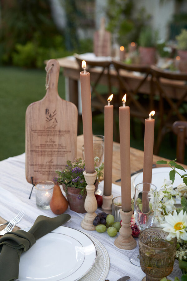 Wood Candlesticks - Image 4