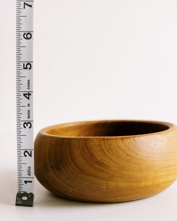 Wood bowl round - Image 3