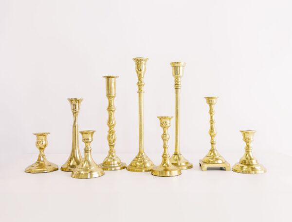 Antique Gold Candlesticks