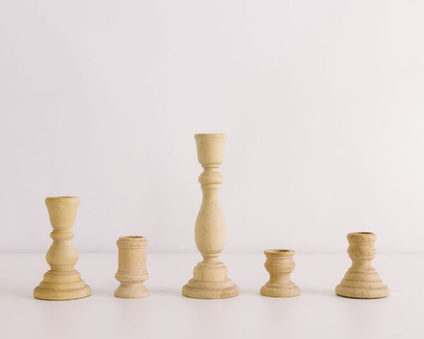 Wood Candlesticks