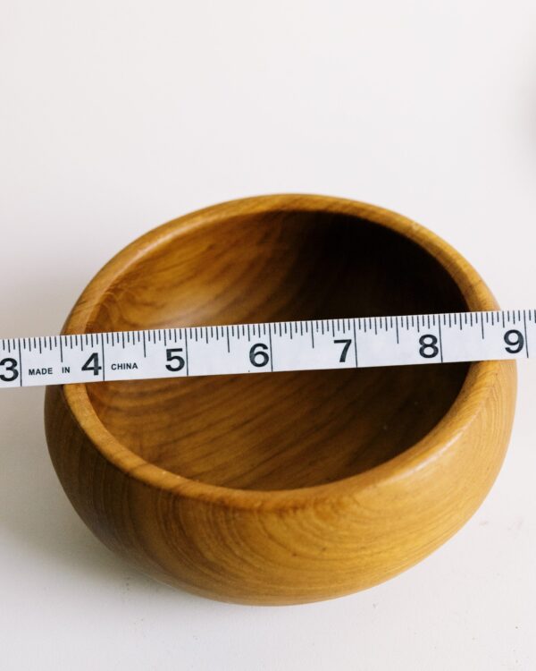 Wood bowl round - Image 2