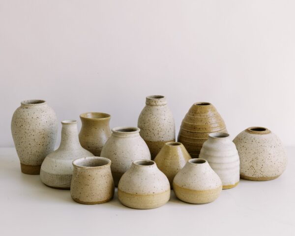 Custom ceramic budvases