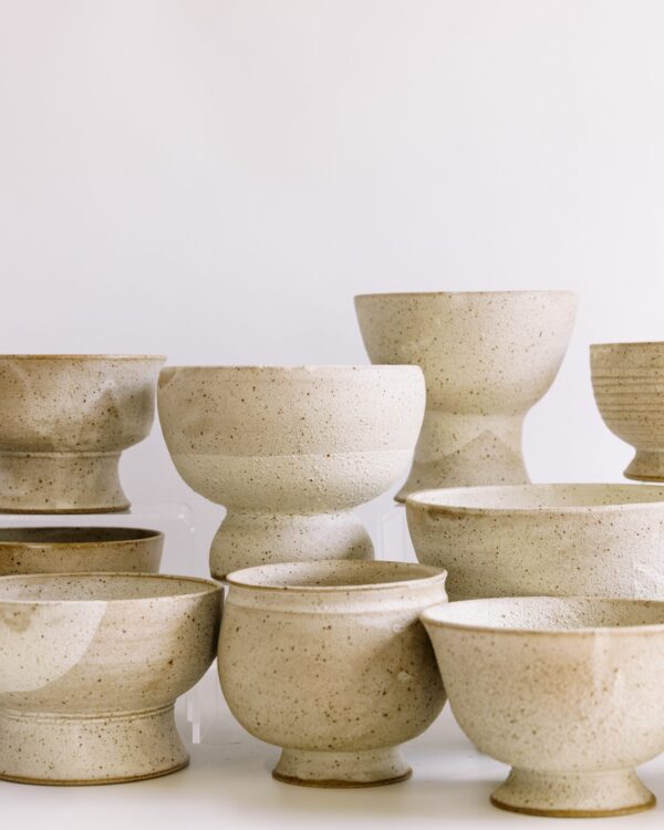 Custom ceramic compote