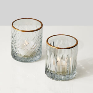 Gold Rimmed Votives